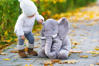 Zachte Olifant Knuffelkussen Voor Baby's En Kinderen