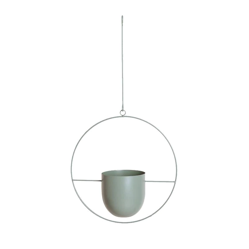 Elegante Luxe Moderne Hangpotten Voor Binnenplanten Decor Groen Cirkel