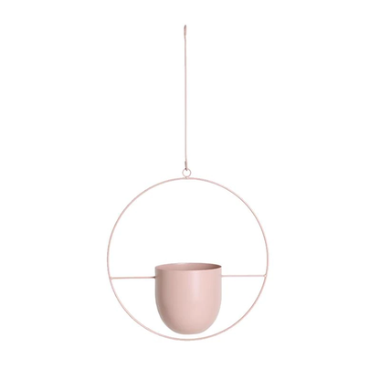 Elegante Luxe Moderne Hangpotten Voor Binnenplanten Decor Roze Cirkel