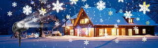 Led Kerst Sneeuwval Projector Dubbele Kop IP65 Waterdicht Met Afstandsbediening
