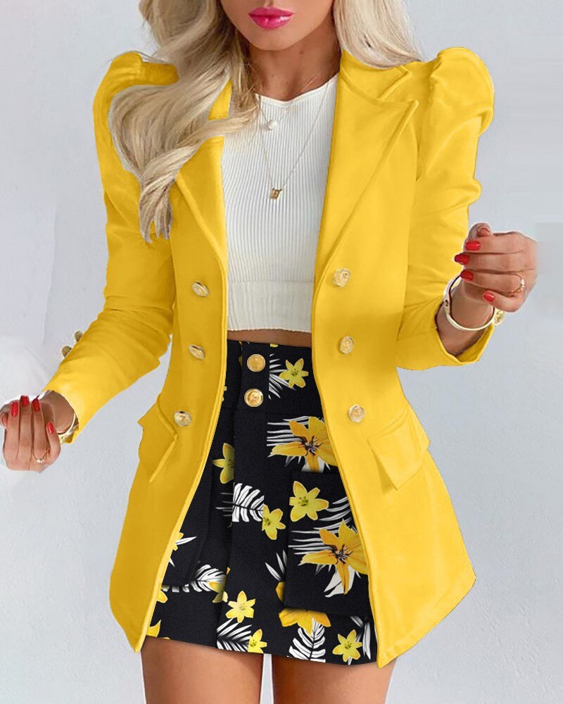 Marcelli 2-Delige set | Blazer + Rok
