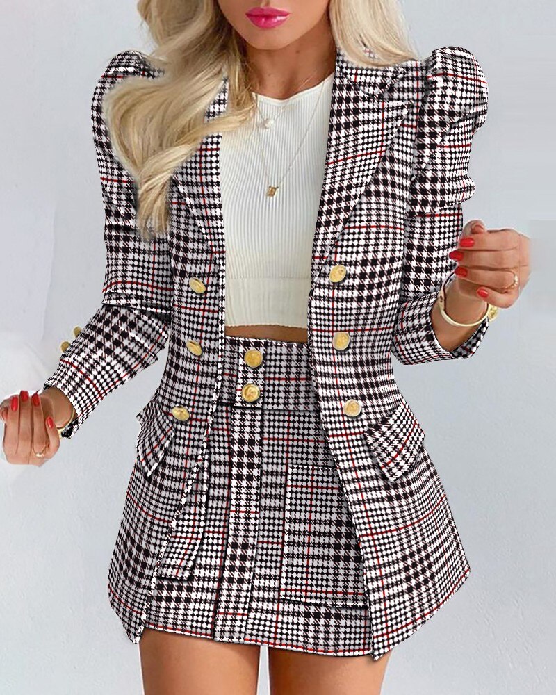 Marcelli 2-Delige set | Blazer + Rok