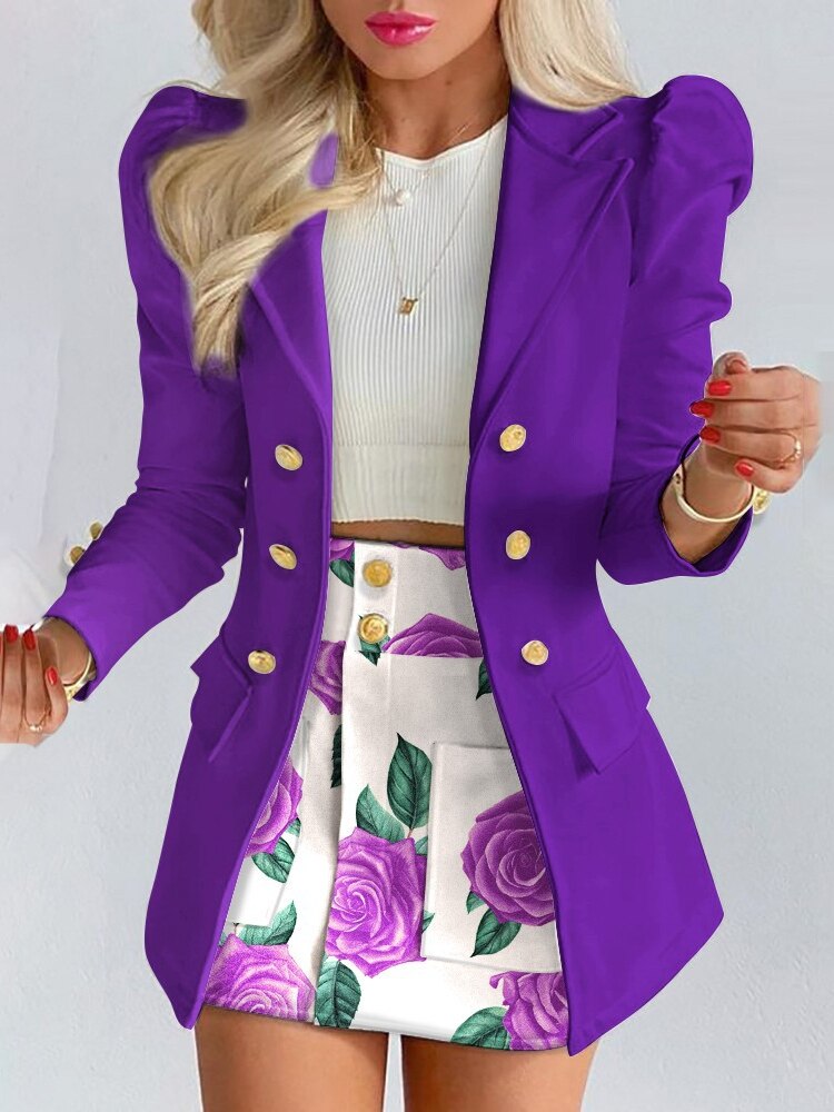 Marcelli 2-Delige set | Blazer + Rok