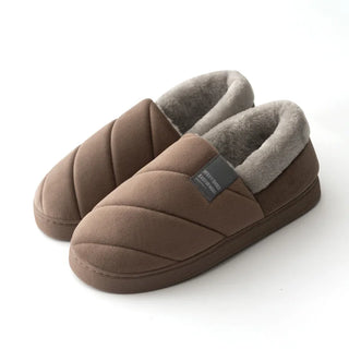 Pantoffels Winterpantoffels Knusse Dames Heren Warm Sloffen Bruin