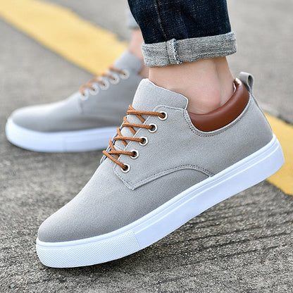 Casual Sneakers | Stoere herensneakers met witte zool