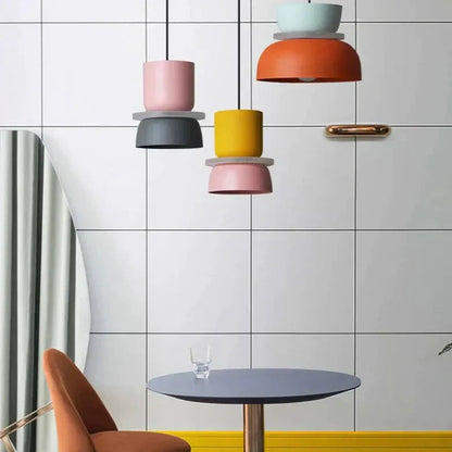 Scandinavische Hanglamp Multicolor Voor Eettafel En Woonkamer