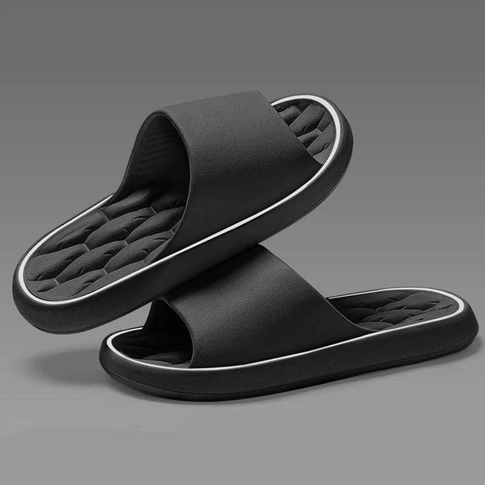Slippers met Dikke Zool - Open Teen & Comfortabele Pantoffels