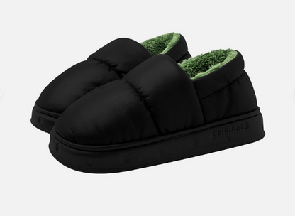 Dames Huisschoenen – Gezellige Antislip Pantoffels en Sloffen voor Binnen Zwart