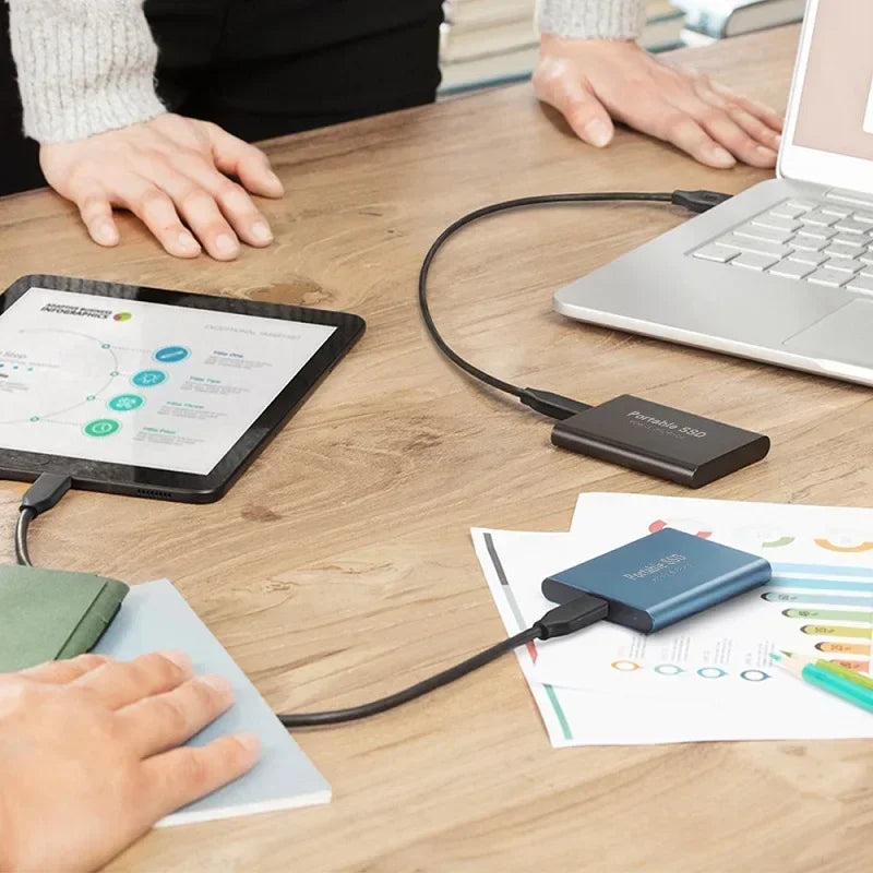 Draagbare externe SSD Supersnel | Mobiele opslag | Snelle opslag voor laptop en pc- SpeedFast Storage Devices SEREIN