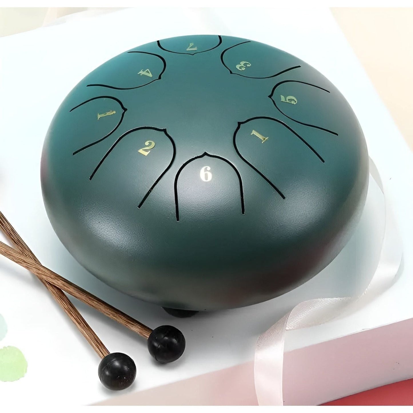 Serenity Tone Trommel - Stalen Tongwater Regendrum voor Buiten met Draagtas - Rustgevende Geluiden voor Meditatie en Ontspanning