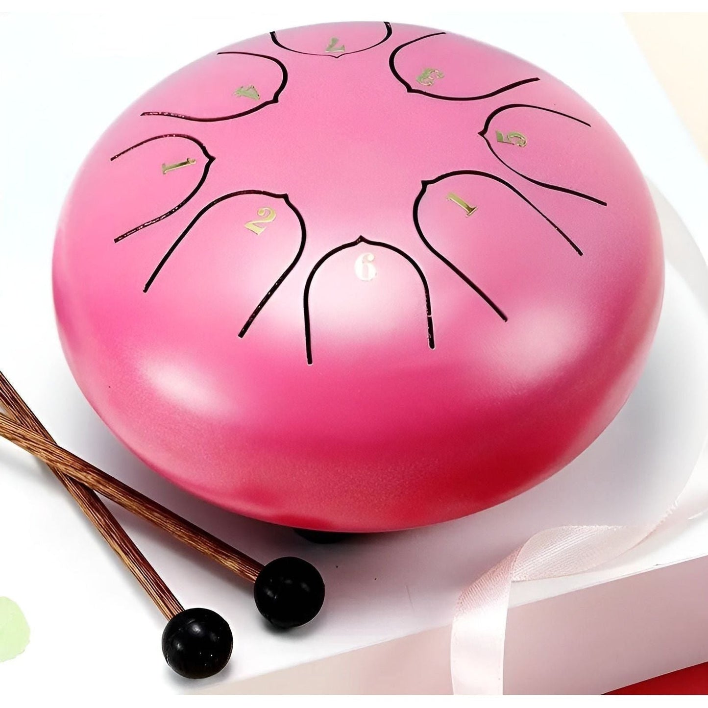 Serenity Tone Trommel - Stalen Tongwater Regendrum voor Buiten met Draagtas - Rustgevende Geluiden voor Meditatie en Ontspanning