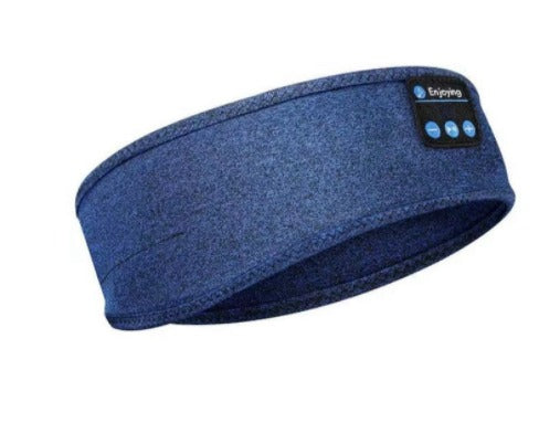 Innovatieve Bluetooth Slaapriem met Geluidsisolatie en Kristalhelder Geluid – Ultiem Comfort voor Ontspanning en Slaap Blauw