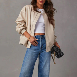 Dames Oversized Bomberjas - Casual, modern en perfect als tussenjas