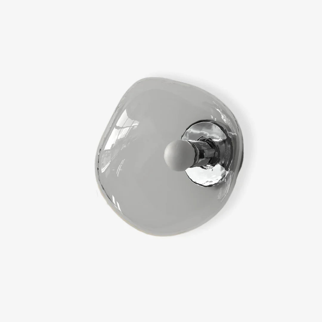 Space Glass Wandlamp Breedte 20cm x Hoogte 19cm Clear Light