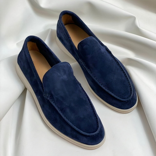 Stijlvolle Smart-casual Heren Loafers Donker Blauw