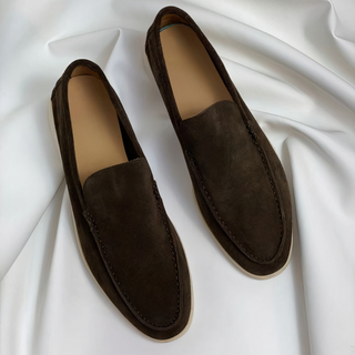 Stijlvolle Smart-casual Heren Loafers Donkerbruin