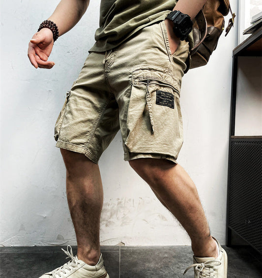 Tactische Cargo Shorts – Comfort en Functionaliteit voor de Zomer Khaki