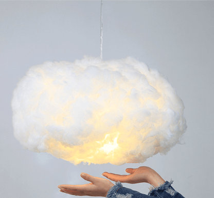 Wolkenlamp Hanglamp Van Katoen Voor Slaapkamer Sfeer