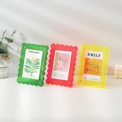 Fotolijst Met Kleurrand 20x15 Cm Acryl Voor Stijlvolle Presentatie