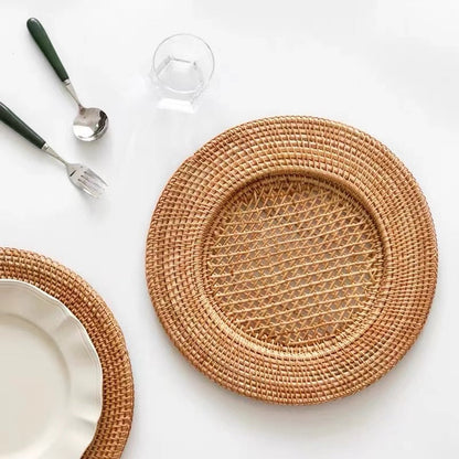 Rotan Placemat Set Voor Borden en Decoratie