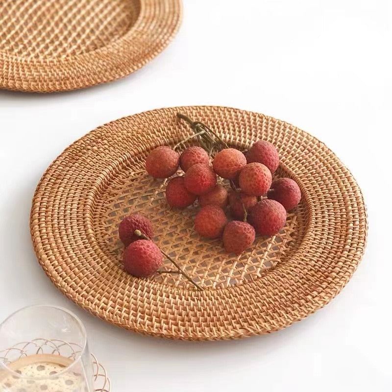 Rotan Placemat Set Voor Borden en Decoratie