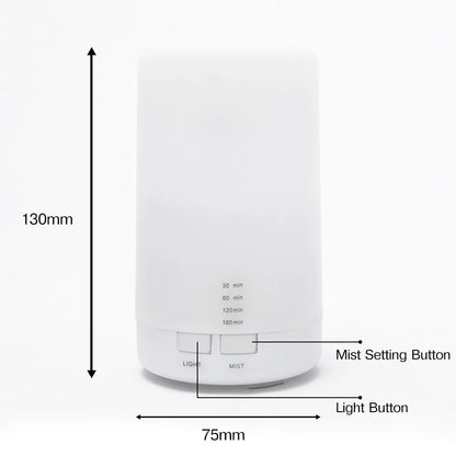 Ultrasonische Luchtbevochtiger en Aroma Diffuser Compact Stil