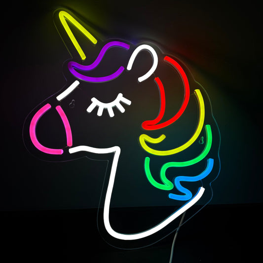 Unicorn Neon Wandlamp Voor Unieke Decoratie En Sfeer