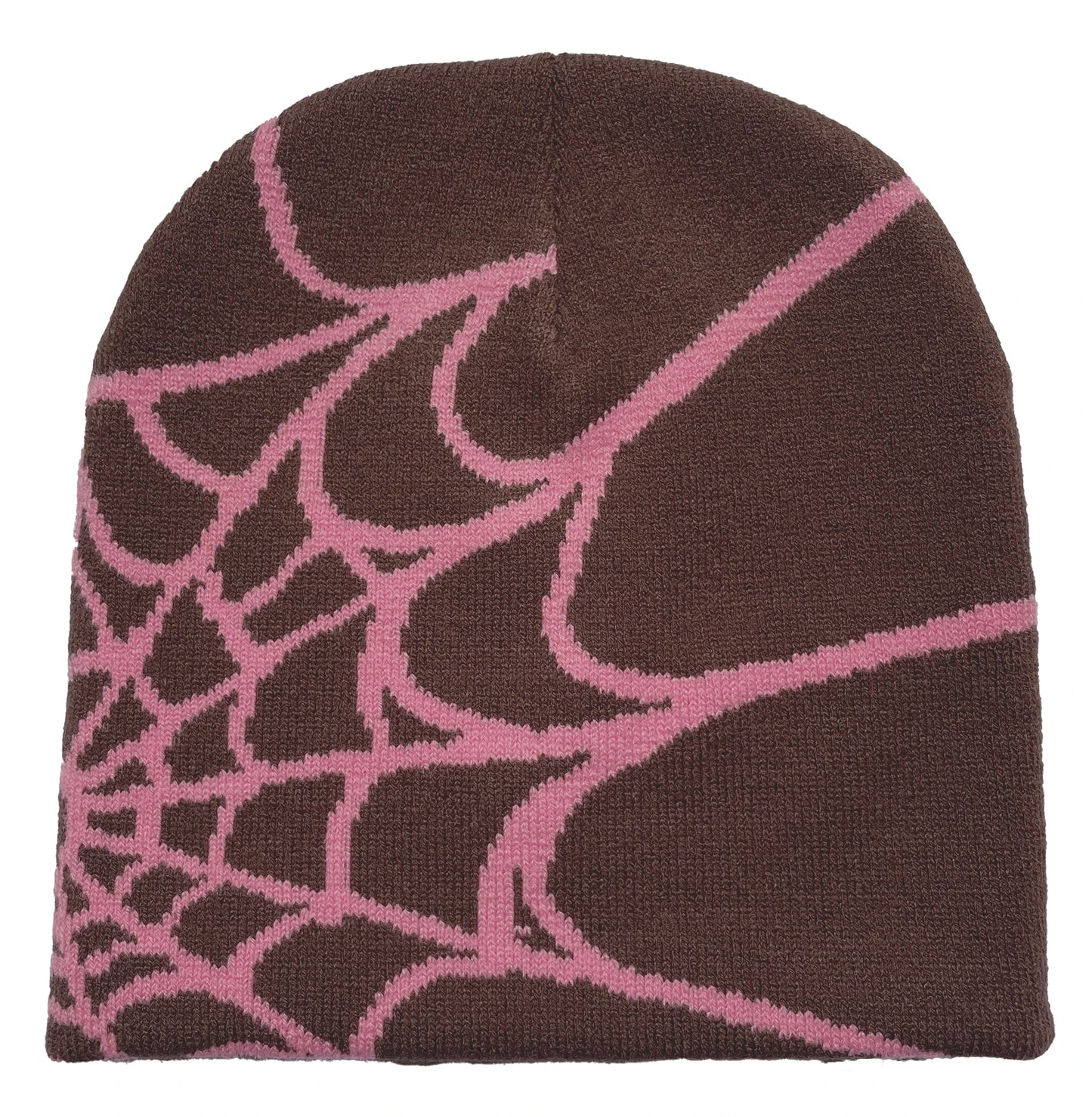 Unisex gebreide muts met spinnenwebprint, warme outdoor pullover muts met persoonlijkheid 6