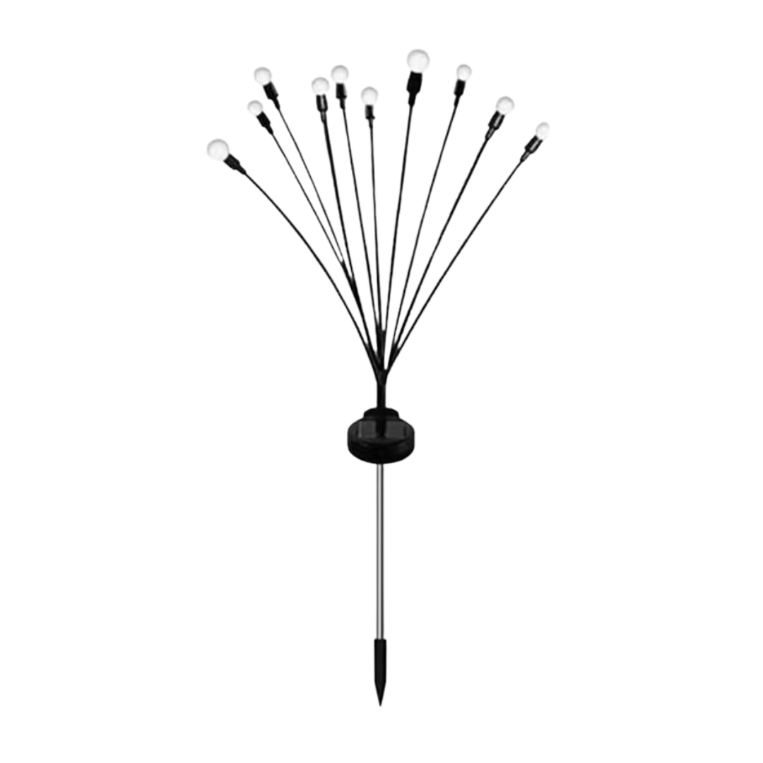 Solar Tuinverlichting met Vuurvliegjes Effect – Waterdichte Buitenlamp voor Tuin en Terras, LED, Automatisch Aan/Uit