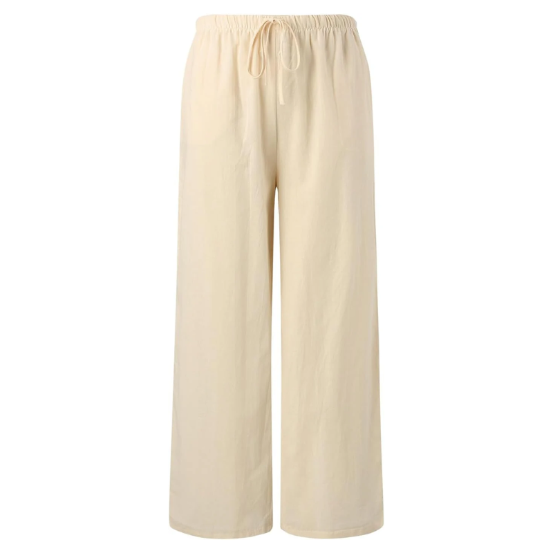 Adeline - Elegante Broek van Katoen en Linnen voor Zomer
