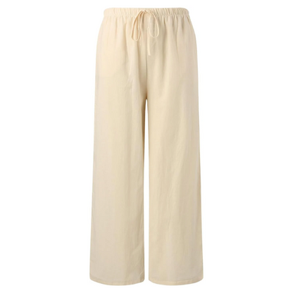 Adeline - Elegante Broek van Katoen en Linnen voor Zomer