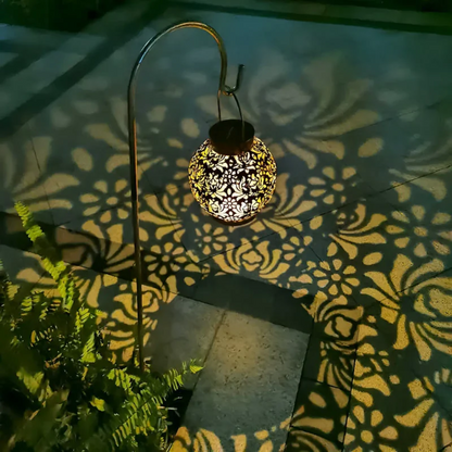 Weerbestendige LED Solar Hanglamp Voor Tuin Met Warm Licht