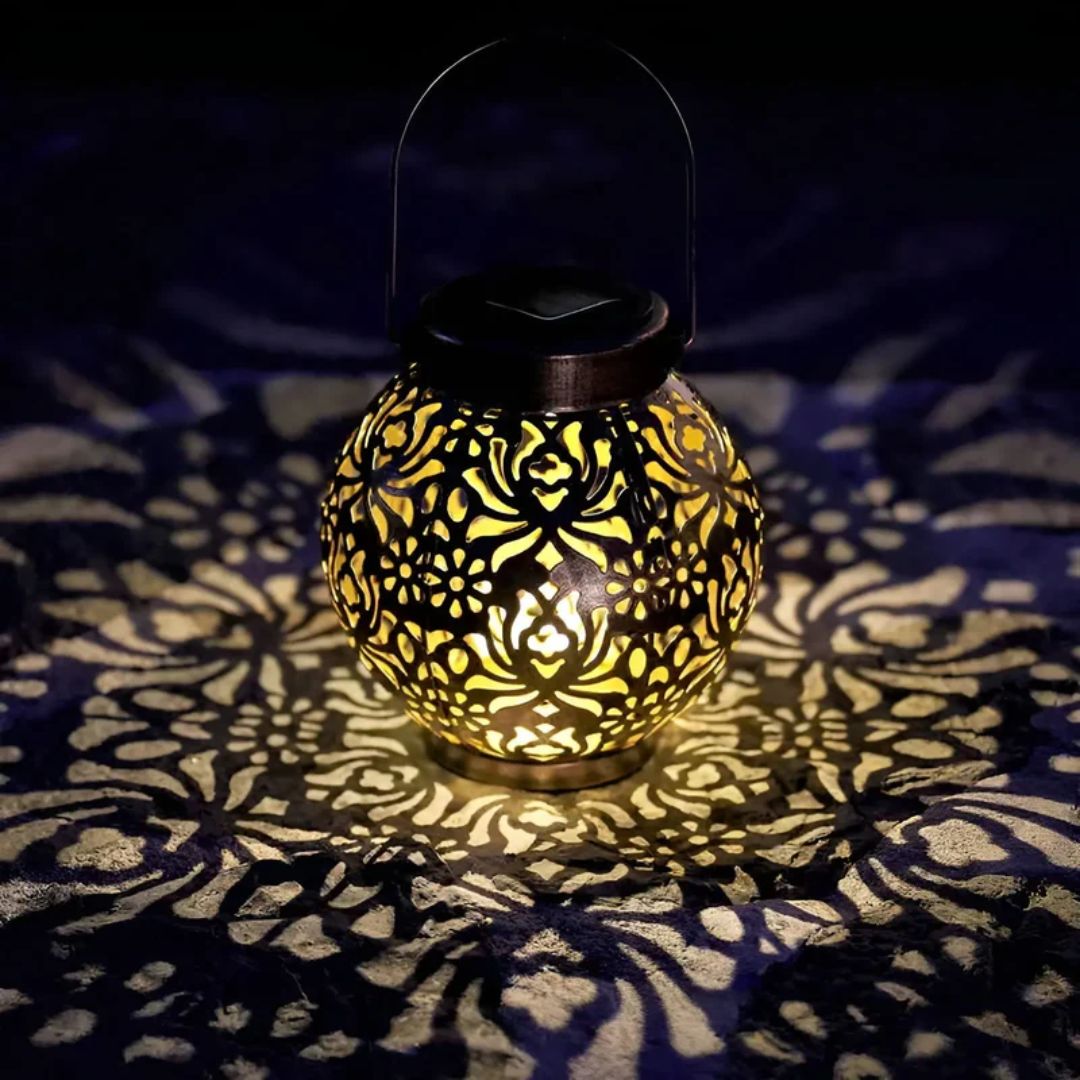 Weerbestendige LED Solar Hanglamp Voor Tuin Met Warm Licht