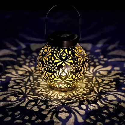 Weerbestendige LED Solar Hanglamp Voor Tuin Met Warm Licht