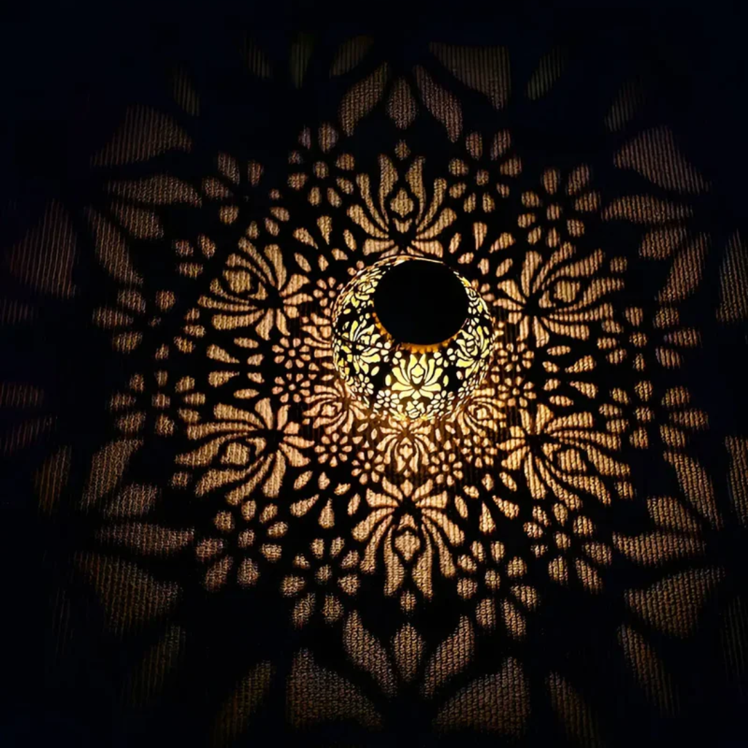 Waterdichte LED Solar Garden Hanging Lamp – Kleurwarm Wit 30cm