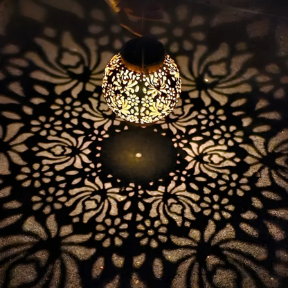 Weerbestendige LED Solar Hanglamp Voor Tuin Met Warm Licht
