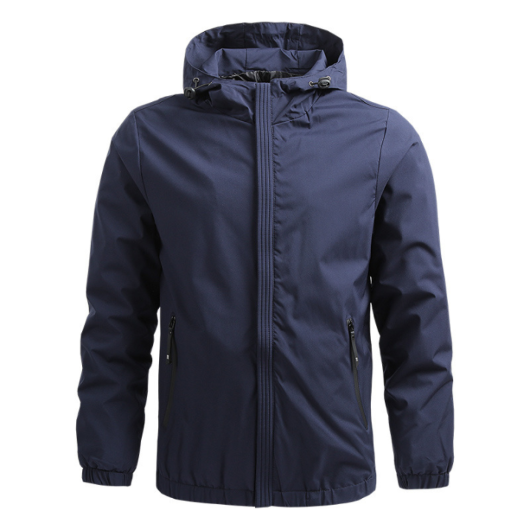 Heren Lichte Outdoor Jack - Windbreaker Ademende Regenjas Blauw