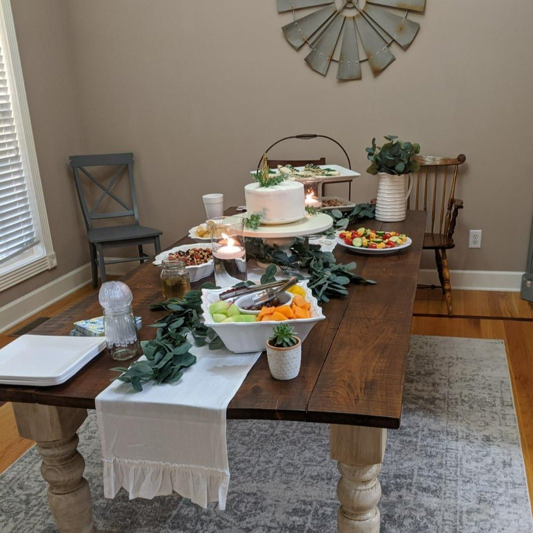 Romantische Tafelloper met Volant voor Elegante Diners