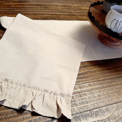 Romantische Tafelloper met Volant voor Elegante Diners