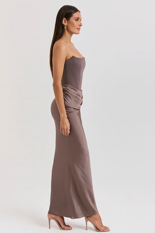 Aura | Dames Maxi-jurk – Strapless Design & Elegante Pasvorm