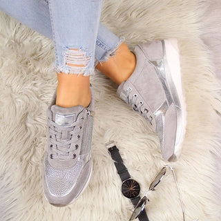 Veterschoenen voor dames – Modern design & praktische ritssluiting aan de zijkant