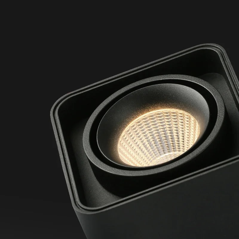 Vierkante Opbouw Downlight met Anti-Glare LED Verlichting Wit