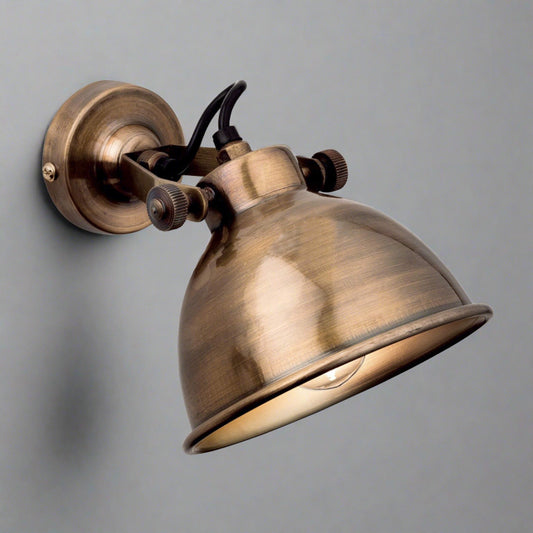 Vintage Wandlamp Met Verstelbare Tilt Antiek Messing Koper Zilver Antiek Messing