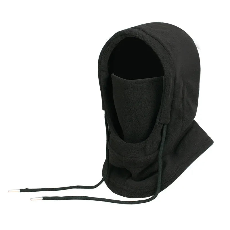 Warme fleece bivakmuts voor mannen en vrouwen, wintergezichtsmasker, nekwarmer, capuchonmuts, winddicht, thermische hoofdbedekking, mutsen, bandana's 1