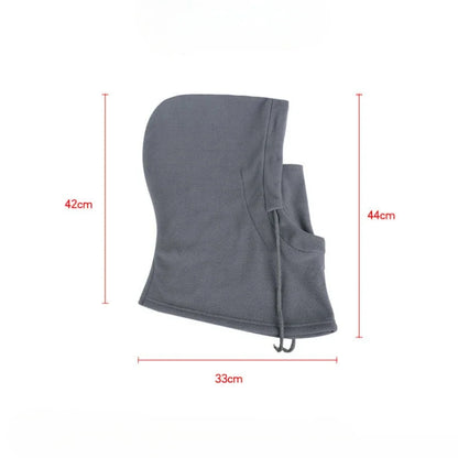 Warme fleece bivakmuts voor mannen en vrouwen, wintergezichtsmasker, nekwarmer, capuchonmuts, winddicht, thermische hoofdbedekking, mutsen, bandana's 3