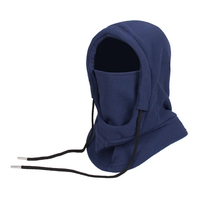 Warme fleece bivakmuts voor mannen en vrouwen, wintergezichtsmasker, nekwarmer, capuchonmuts, winddicht, thermische hoofdbedekking, mutsen, bandana's 6