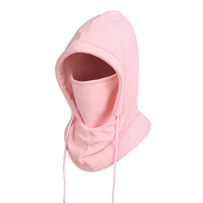 Warme fleece bivakmuts voor mannen en vrouwen, wintergezichtsmasker, nekwarmer, capuchonmuts, winddicht, thermische hoofdbedekking, mutsen, bandana's 7