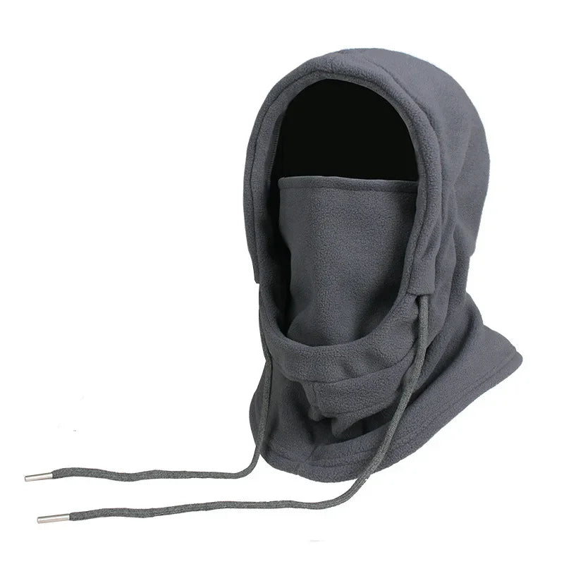 Warme fleece bivakmuts voor mannen en vrouwen, wintergezichtsmasker, nekwarmer, capuchonmuts, winddicht, thermische hoofdbedekking, mutsen, bandana's 8