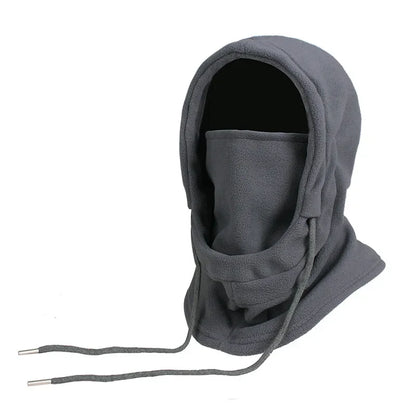 Warme fleece bivakmuts voor mannen en vrouwen, wintergezichtsmasker, nekwarmer, capuchonmuts, winddicht, thermische hoofdbedekking, mutsen, bandana's 8