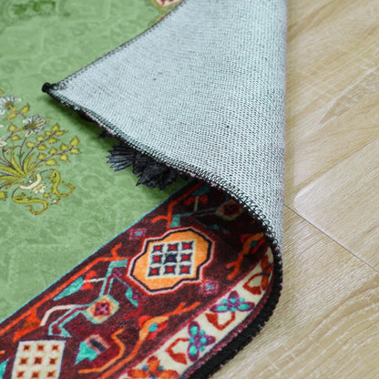 Wasbaar Vintage Bloemen Antislip Vloerkleed Voor Woonkamer
